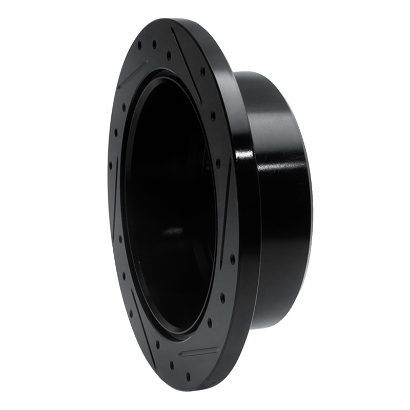 Pontiac GTO Brake Rotor (1) - Rear Left - R1 Concepts - Drilled & Slotted - Black - 2004